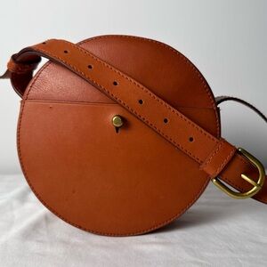 Madewell Mafar Adjustable Crossbody bag 100% Leather Brown